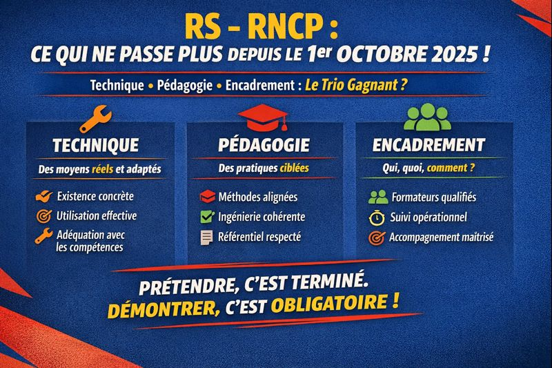 RS-RNCP : ce qui ne passe plus au 1er octobre 2025