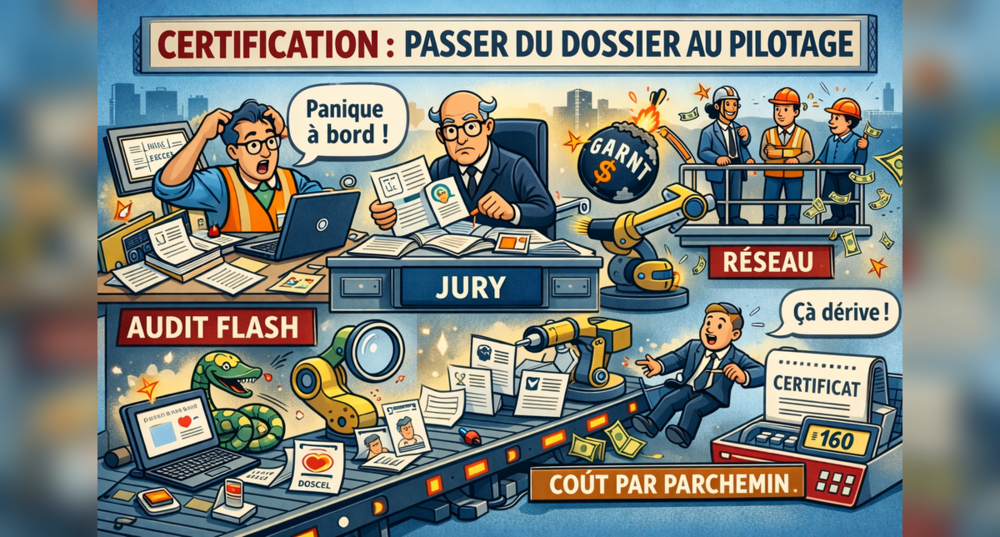 La certification n'est plus un dossier : c'est une exploitation &agrave; piloter