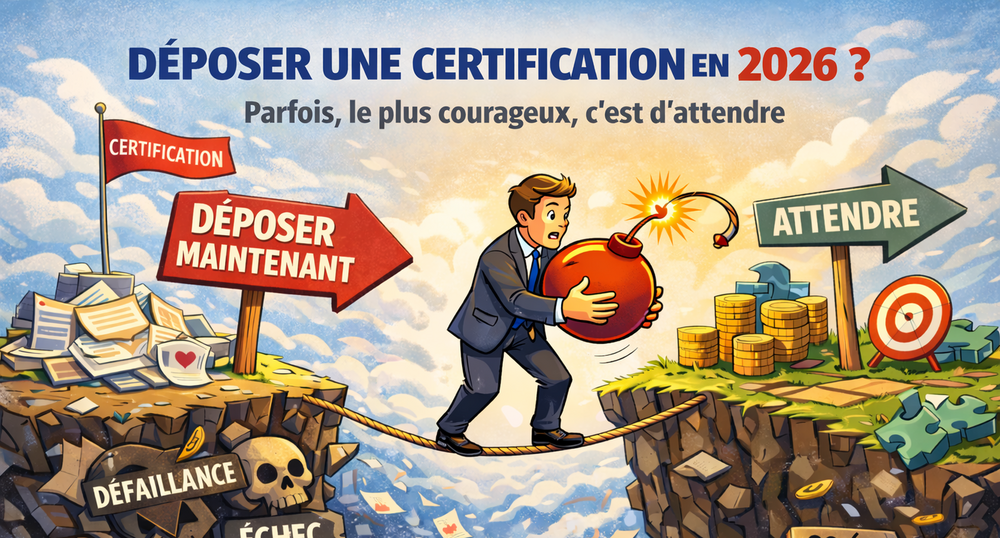 En 2026, le vrai courage n'est pas de d&eacute;poser une certification. C'est parfois de d&eacute;cider d'attendre