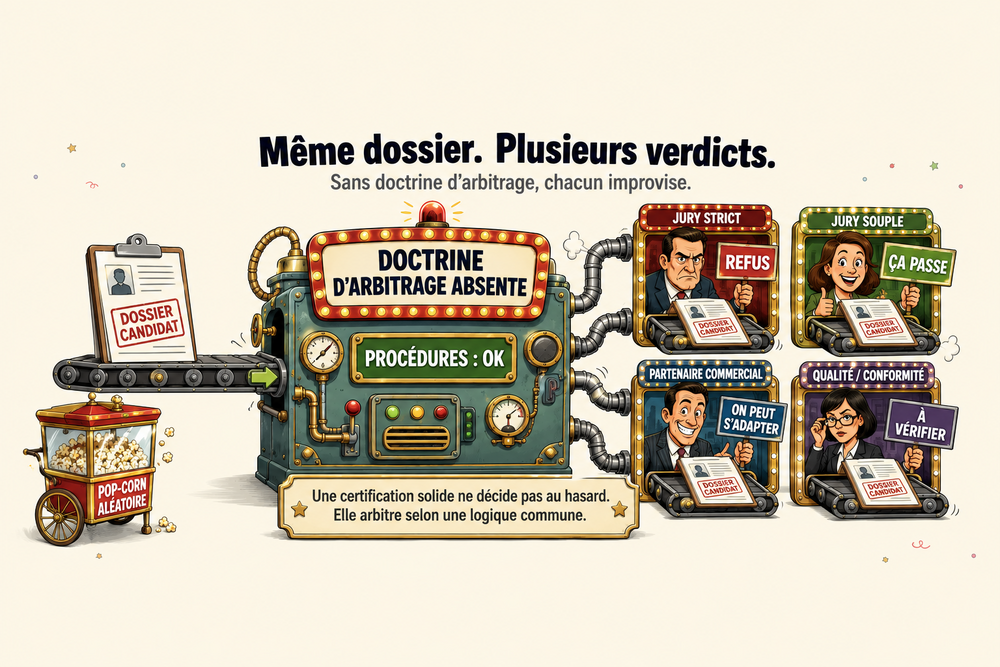 Une certification fragile ne manque pas toujours de proc&eacute;dures. Elle manque parfois de doctrine.